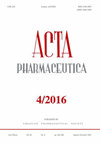 ACTA PHARMACEUTICA雜志封面